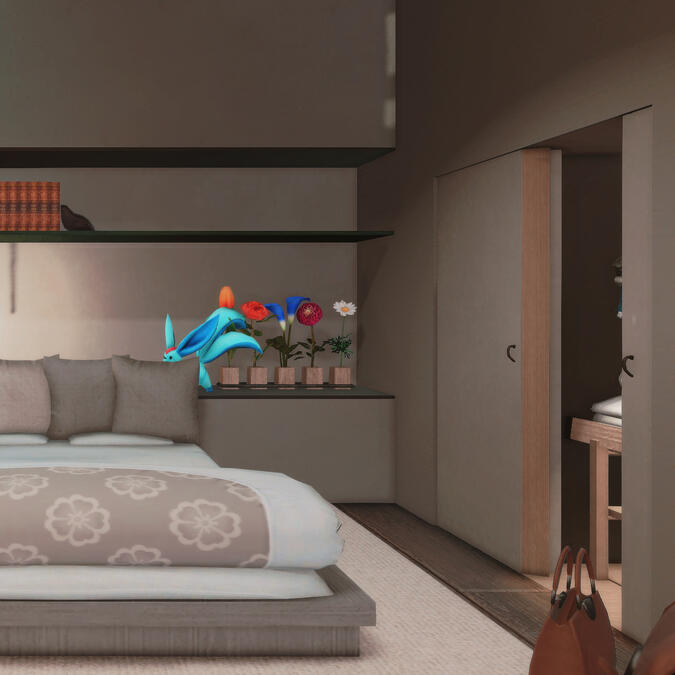 Midnight Residence ft. bedroom & wardrobe