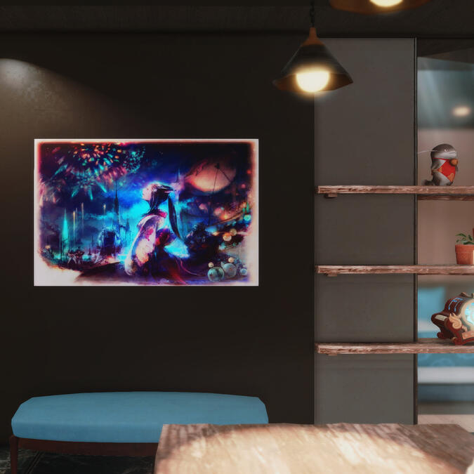 Black Blue Apartment ft. entry