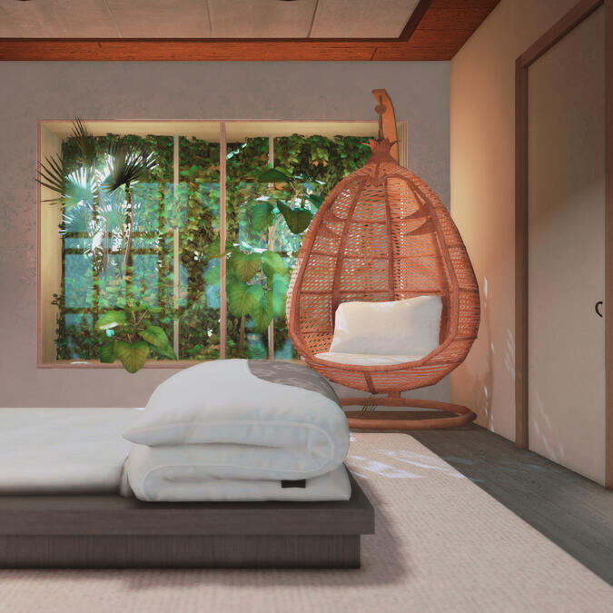 Modern Hingan ft. bedroom