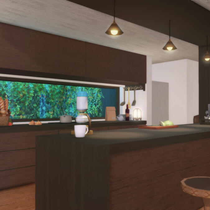 Modern Home ft. custom kitchen