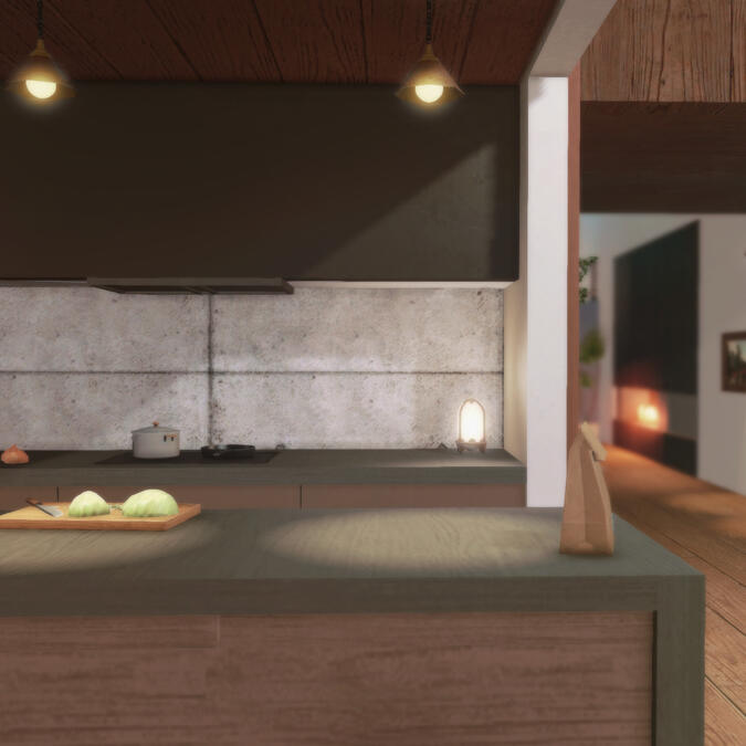 Modern Home ft. custom kitchen