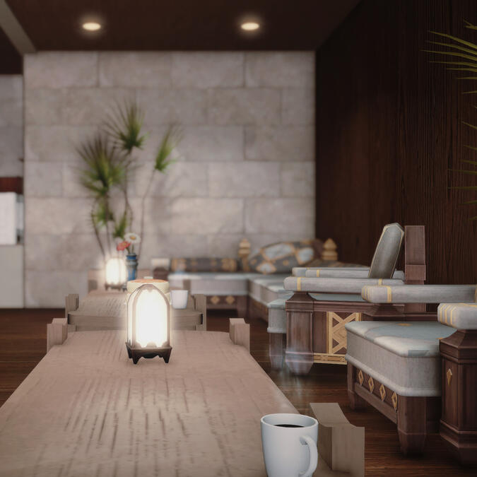 Siren&#39;s Cafe ft. seating area